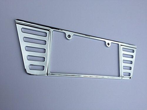 C7 Corvette Chrome Engraved Rear License Frame - Cnc Machined Billet Premium #TOP4