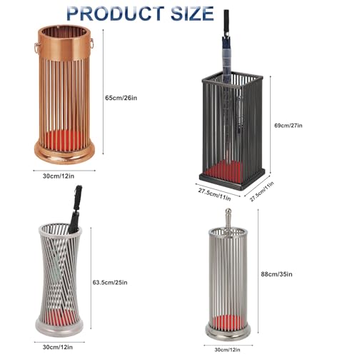 Solution de rangement pour parapluie avec design peu encombrant