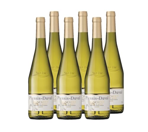 Plessis Duval – Weißwein Trocken – Muscadet Sevre et Maine sur Lie AOP (6 x 0,75 l)