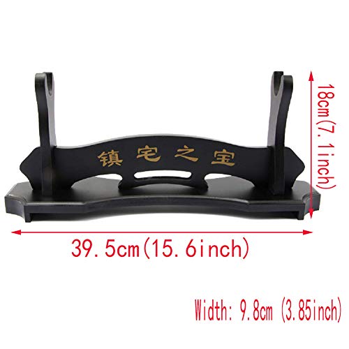 SHULI Japanischer Samurai Schwerthalter Samurai Schwert Katana Messer Wakizashi Tanto Ständer Schwert Tisch Display Halter, 1 Layer