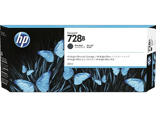 HP728 インクカートリッジ マットブラック　300ml　✕2 Amazon.co.jp: 日本HP HP728インクカートリッジマットブラック