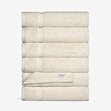 ALBAKOS Turkish Cotton Hand Towel, 16-by-30-Inch (Set of 6) - Ivory