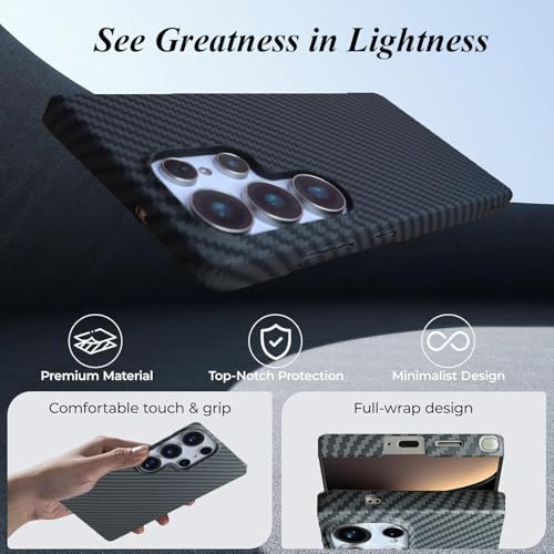 Coque carbone Samsung S22 Ultra fine MagSafe rigide anti-rayures - 4