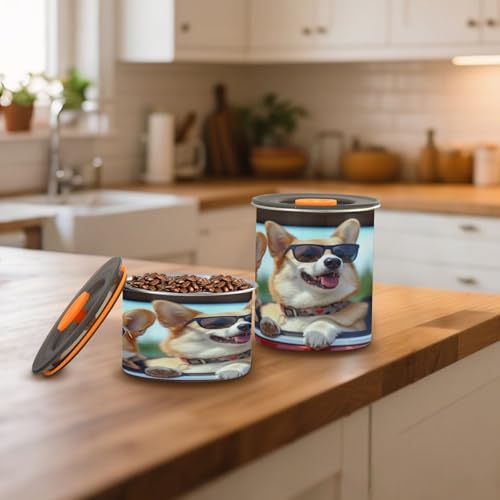 Contenedor hermético para café acero inoxidable 30 oz miniatura 7
