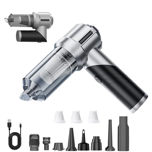 K&J Handheld Vacuum Cleaner, 20000Pa Portable Cordless Lightweight Mini Car Vacuum Cleaner, with Brushless Motor USB Car Cleaner, Cleaning for Kitchen, Car, Home, Pet Hair K&J Handheld Vacuum Cleaner, 20000Pa Portable Cordless Lightweight Mini Car Vacuum Cleaner, with Brushless Motor USB Car Cleaner, Cleaning for Kitchen, Car, Home, Pet Hair