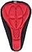 JYCCH Coprisella per Mountain Bike Coprisedile in Spugna Spessa 3D Copricuscino per Bicicletta in Silicone di Dimensioni universali (Rosso)