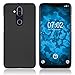 Produktbild PhoneNatic Case kompatibel mit Nokia 8.1 (X7) - Hülle schwarz gummiert Hard-case Cover