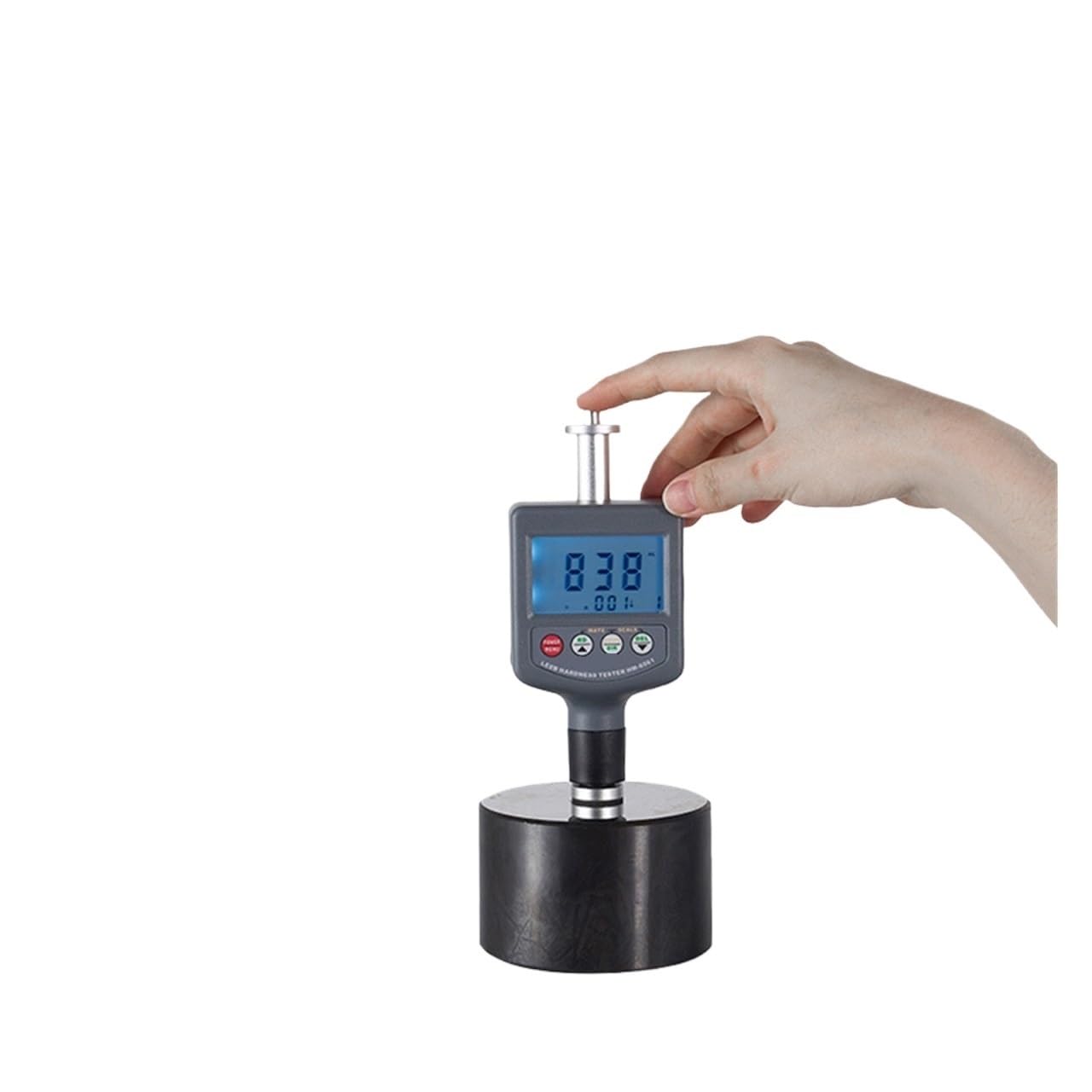 Gqnblvhzupdm 1 Hardness Tester Portable Leeb Hardness Meter Tester Metal Gauge Hardometer With Screen Iron Block