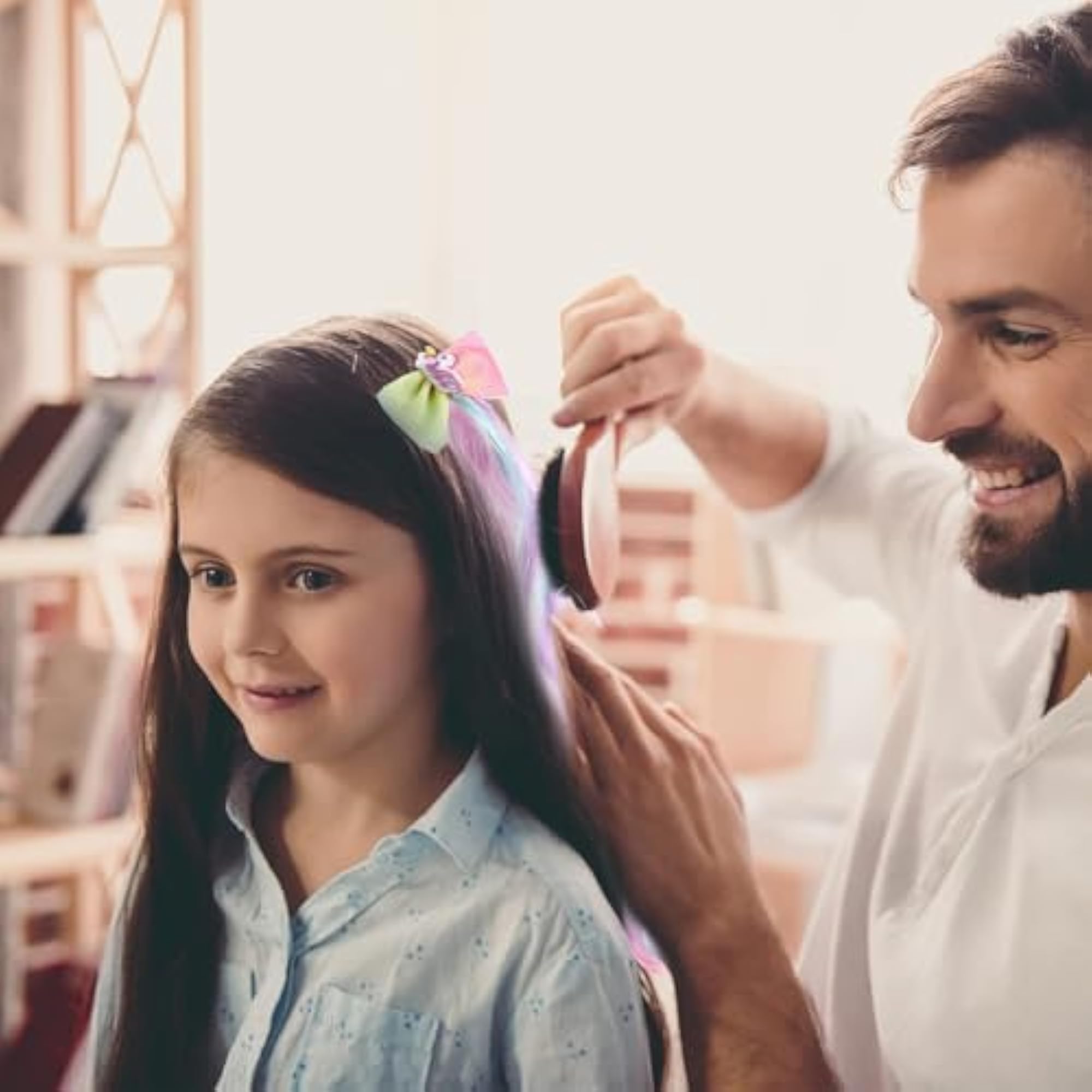 Children's Cute Cartoon Pony Unicorn Bow Hair Extensions