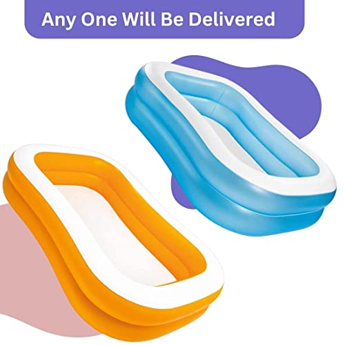 Image of Mandarin Swimming Pool Big Size 7.5 Feet Portable, Inflatable Bathtub for Adults | Large Family Swimming | Swim Center Above Ground, Pool for Adults&Kids | Multicolor.Holi