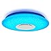 36W Plafoniera LED Alexa Starlight Intelligente Lampada da Soffitto RGBW, Plafoniere Ø40cm, con Altoparlante Bluetooth, APP + Remote dimmerabile, WiFi funziona
