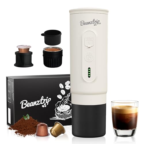 BeanzTrip H02 PRO Portable Electric Espresso Maker, Small Coffee Machine