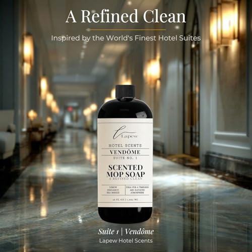 Lapew Hotel Scents Luxury Mop Soap | Vendôme Suite 1 | Inspired by the Ritz-Carlton | Hotel Scented Floor Cleaner | 36 fl oz by Lapew - Used condition - Image 2