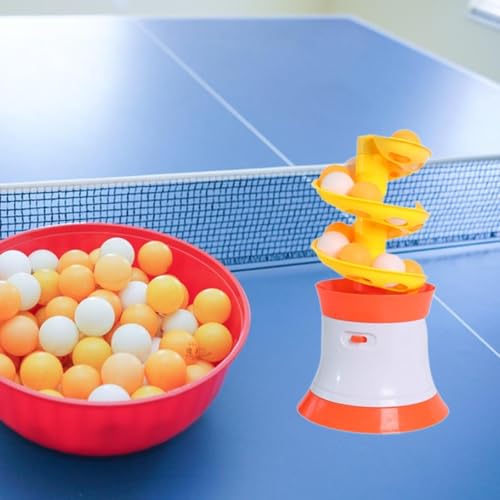 Aymzbd Table Tennis Robot, Ping Pong Ball Machine, Ping Pong Practicing Automatic Table Tennis Machine for Exercise Indoor Outdoor, Straight Serve - Thumbnail 3