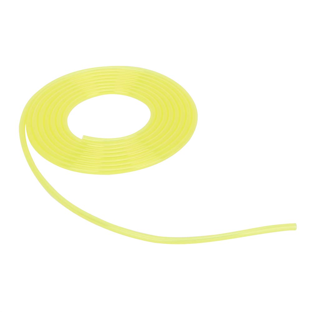 Jelquix 3 Meters Yellow Fuel Line Hose Durable Petrol Tube for Lawn Mowers and Trimmers Gasoline Pipe (3 * 5mm)