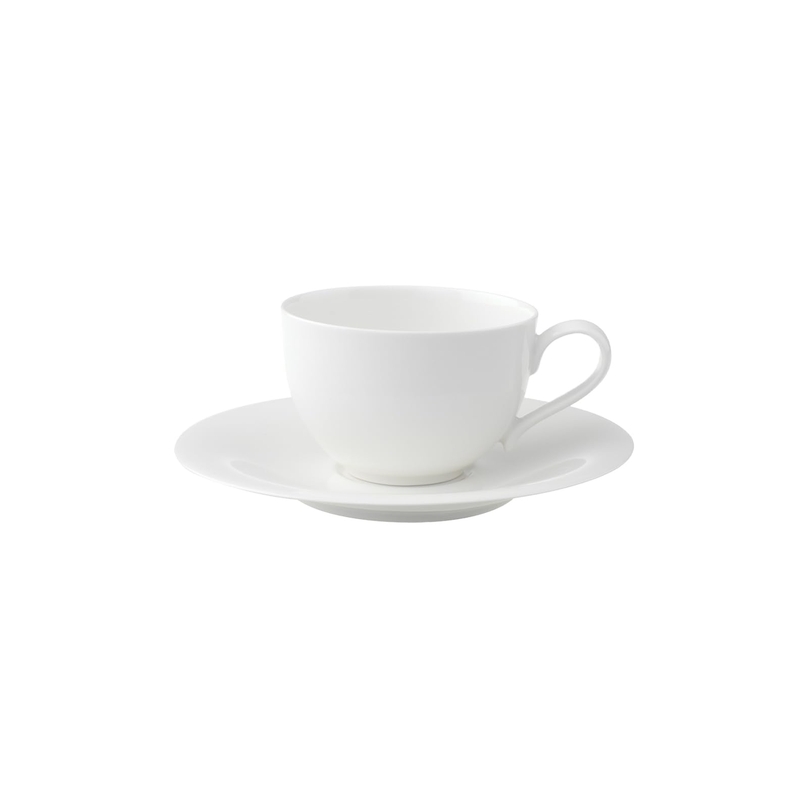 Villeroy & Boch New Cottage Basic Tasse à café avec Assiette, 2 pièces, Premium Porcelaine, Multicolore