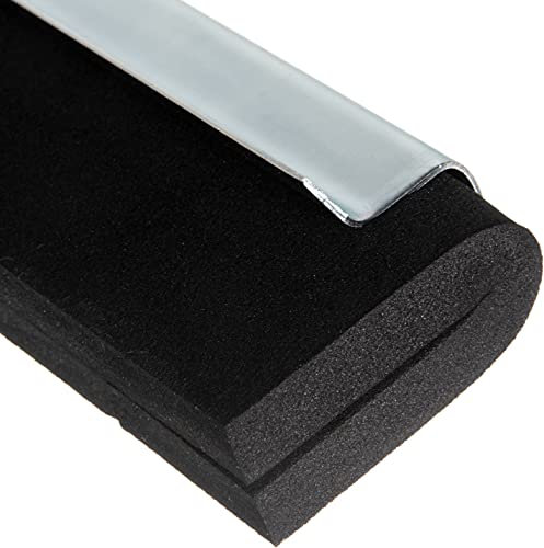 Image of SPARTA Flo-Pac Floor Rubber Squeegee Window Squeegee with Reinforced Metal Frame for Floor, Bathroom, Kitchen, Concrete, Tile, Garage, Commercial Use, 30 Inches, Black, (Pack of 10)