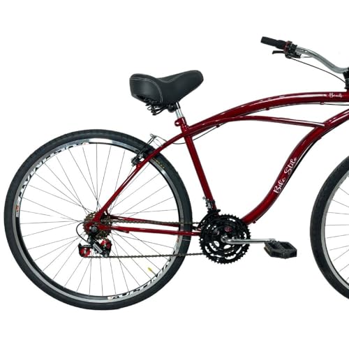 Bicicleta Beach Caiçara Aro 29 Freio V-Brake Masculina Vermelho