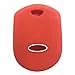 Ezzy Auto Red 4 Buttons Silicone Rubber Key Fob Case Key Cover Key Jacket Skin Protector fit for Expedition