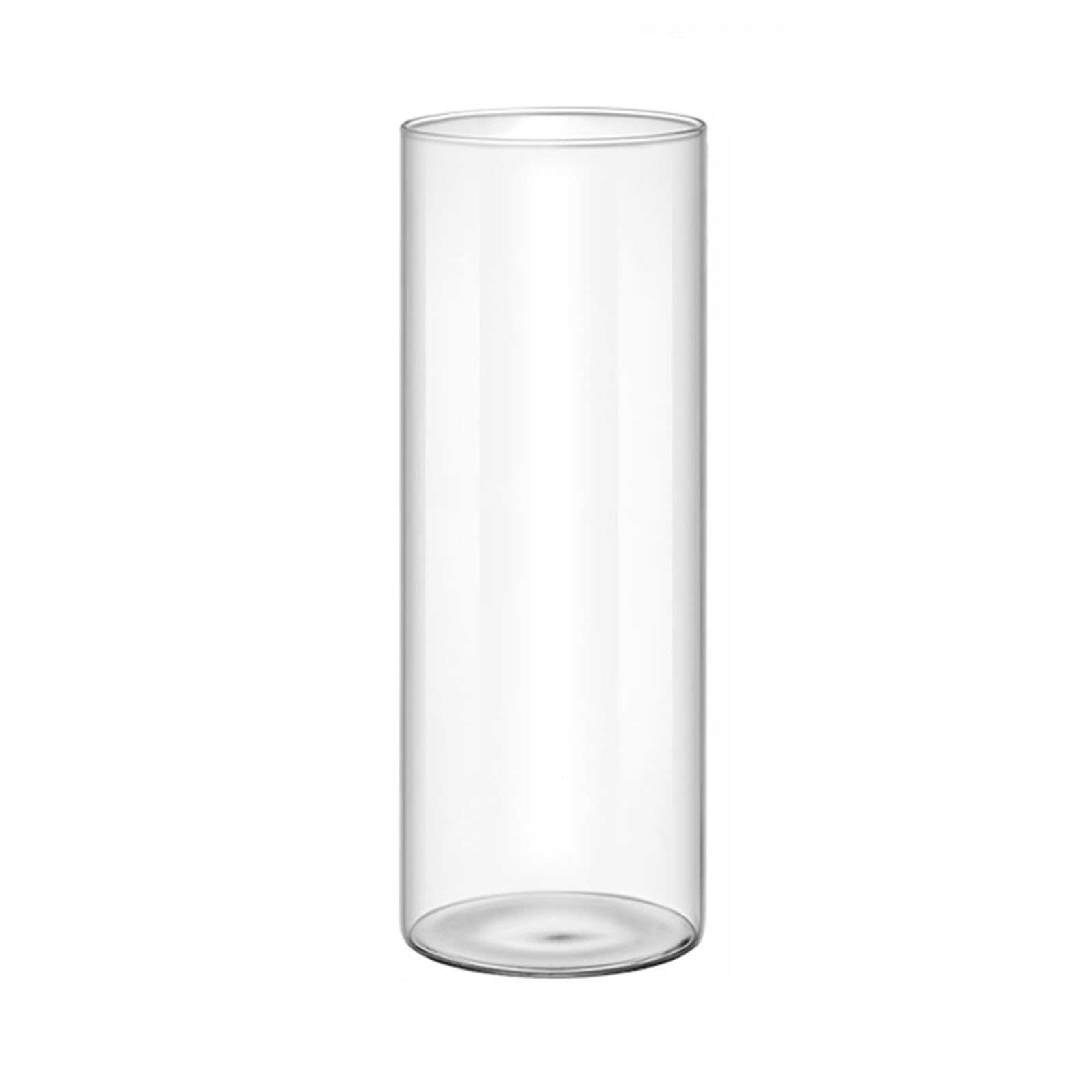 Modern Clear Glass Flower Vase Glass Cylinders Florals Container Flower Elegant Table Centerpieces Decorations Clear