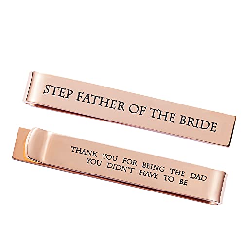 Step Father Of The Bride Gifts Tie Clip