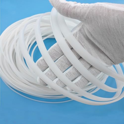 20 foot white HDPE plastic welding rod, high-density polyethylene hot melt welding rod,for repairing bumper fairings, welding guns, filling welding rods, body cracks, dents, and welding damage