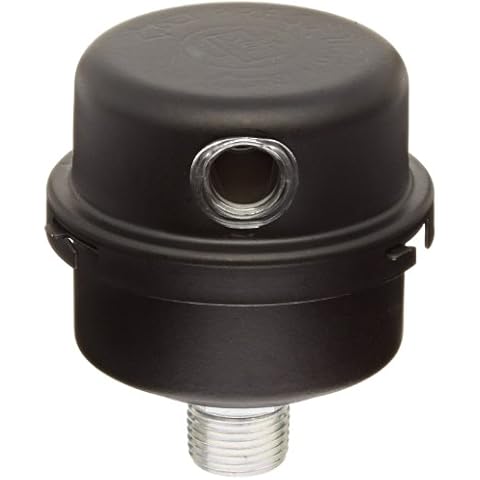 Solberg FS-04-038 Filter Silencer, 3/8" MPT Outlet, 2-3/4" Height, 2-1/2" Diameter, 8 SCFM Cover