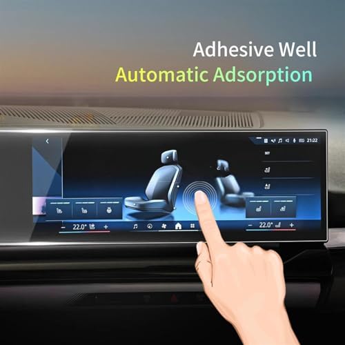 Int&eacute;rieur de v&eacute;hicule BMW S&eacute;rie 5 2023 prot&eacute;g&eacute; par verre tremp&eacute; &eacute;cran HD - 3