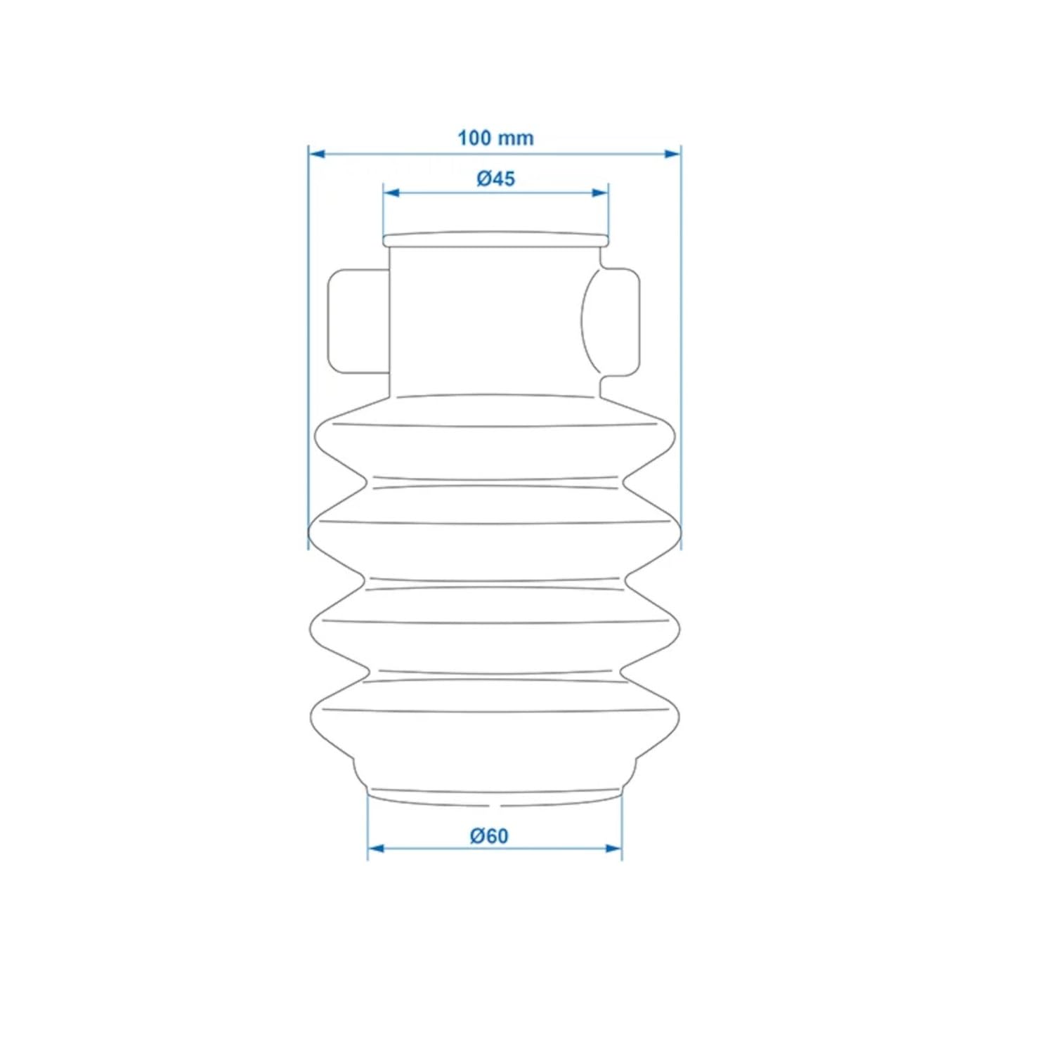 ProPlus Soufflet 60 x (50 x 40) L = 145 cm Convient pour ZAF