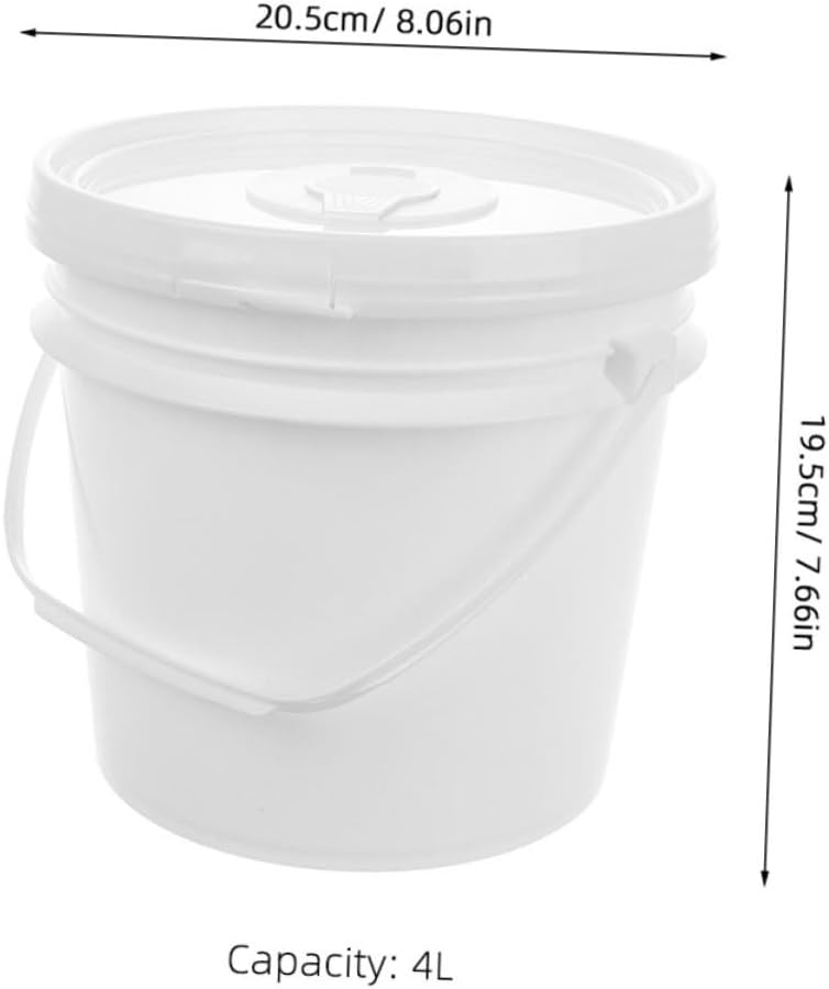 2pcs Food Grade Plastic Wipes Bucket with Lid Portable Baby Wipe Container Wet Towel Dispenser for Car Bathroom Kitchen for Gym Equipment and Home Use