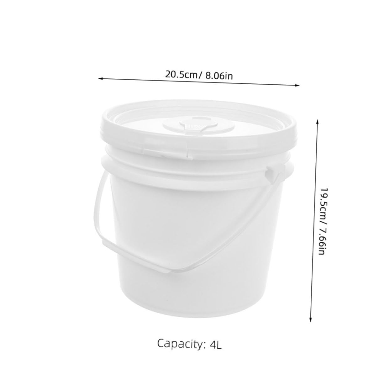 Lot de 2 Boîtes de Lingettes en Plastique Blanc, Grosse Capacité, Fraîcheur Scellée, Pratique à Transporter pour Salle de Bain et Voiture
