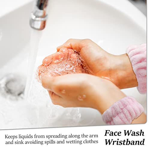 Polsini Spugna per Skincare,Fascia Capelli Donna