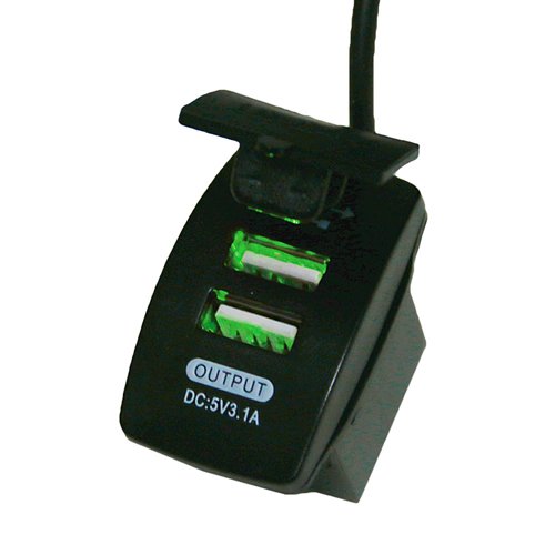 Dual USB 12V Car Cigarette Lighter Socket Splitter Charger Power Outlet Adapter Amazon.in