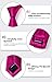 Mens Solid Pink Tie Classic 3.4