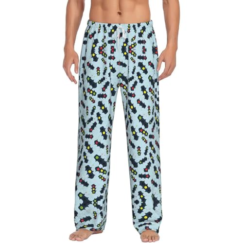 Pantalon de pyjama en flanelle homme léger contre le froid hivernal