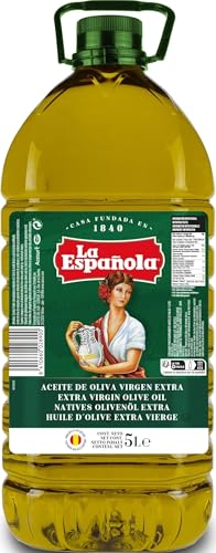 LA ESPAÑOLA Aceite de Oliva Virgen Extra Selección Mediterránea, Garrafa 5L, AOVE de Sabor Equilibrado Ideal para Cocinar y en Crudo