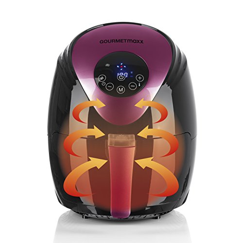 GOURMETmaxx Heißluft-Fritteuse XL mit digitalem Display 2,5 Liter | Airfryer ohne Fett und Öl für bis zu 4 Personen… – Bild 3