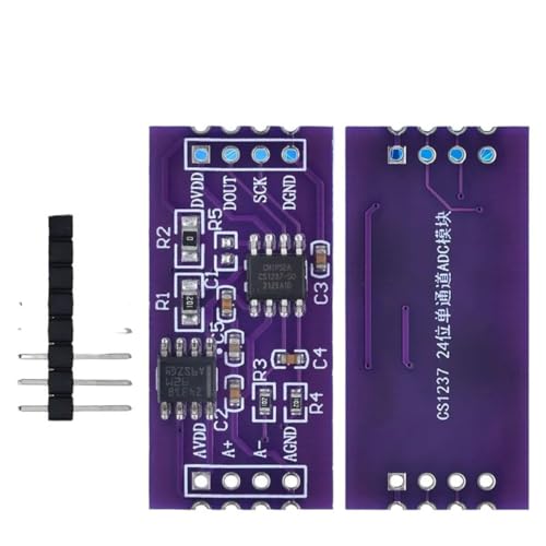 Cs1237 24-Bit ADC Module Onboard Tl431 External Reference Chip Single-Channel Weighing Sensing 24Bit for