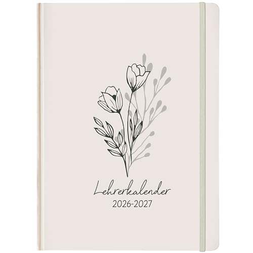 Lehrerkalender 2026 2027 A4 Lehrerplaner von Aug. 2026-Jul. 2027