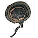 M1 Helmet, US Army WW2 Replica - Metal Steel Shell with Net/Canvas Chin Strap/Cat Eye Band