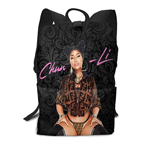 Unisex N-icki Min-aj Student Stylish School Bag For Teen Boys And Girls Fashion Rucksack