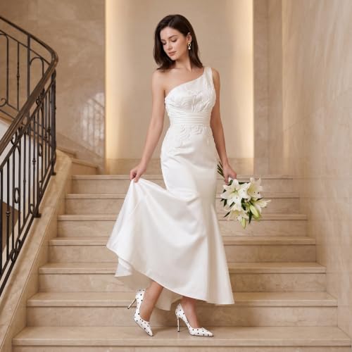 Image of Eldof Women's Classic Dress Pumps Shoes, Sexy Pointed Toe 4 inch Stiletto High Heels, Office Formal Slip On Size 5-13