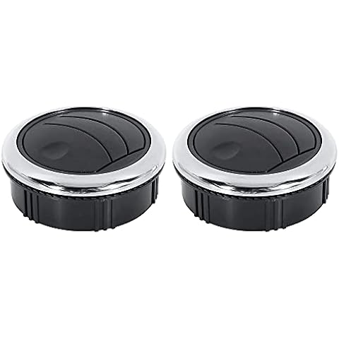 Riloer 2 Piezas de Ventilación de Aire Acondicionado de Estilo de Perilla Universal Cover