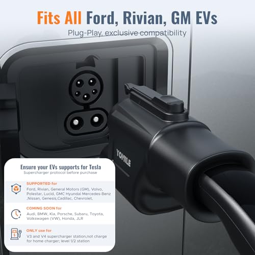 2025 Upgraded for Tesla Supercharger to CCS1 Charging Adapter Max 500A, 1000V- Fast Charge NACS to CCS Charging Adapter Compatible with Tesla Supercharger [Check with Your Automaker for Compatibility] by Yomile - Image 3