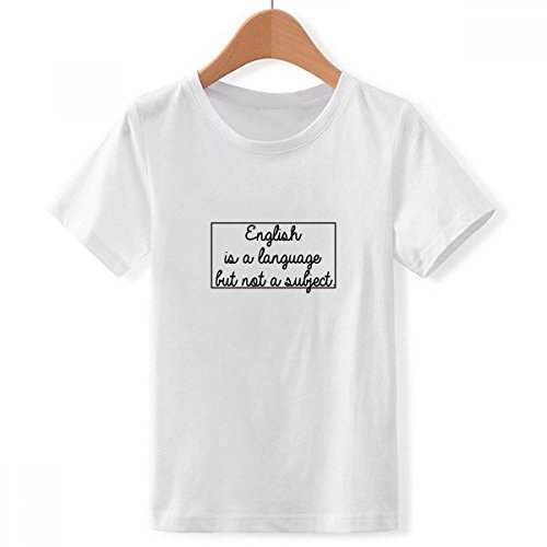 T-Shirt Citation Anglais Idéal pour le Collège et les Loisirs des Garçons