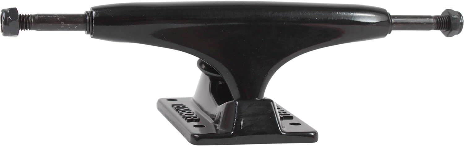 Tensor Trucks Alloy Black Skateboard Trucks - 5.25" Hanger 8.0" Axle (Set of 2)