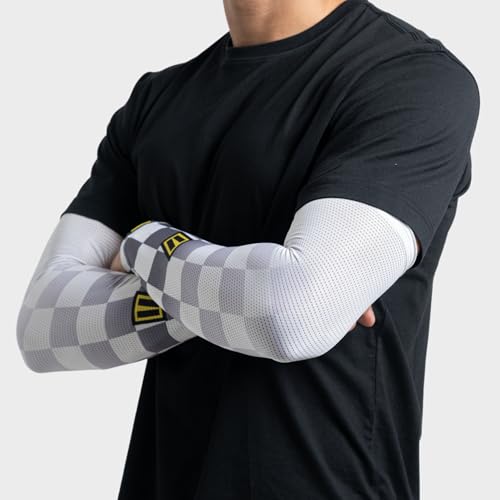 Image of TIIVRA Arm Sleeves, UV & Tan Protection, 4 - Way Stretch Arm /Hand sleeves for Men, Women for Riding, Biking, Cricket, Running, Sports