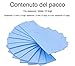 immagine 5E-Futura Pad Termico in Silicone Spesso 3 [3 x 5 Confezioni] 15 Pad Termici a Doppia Faccia con Una Potenza di CPU SSD GPU LED IC chipset Raffreddamento, Blu