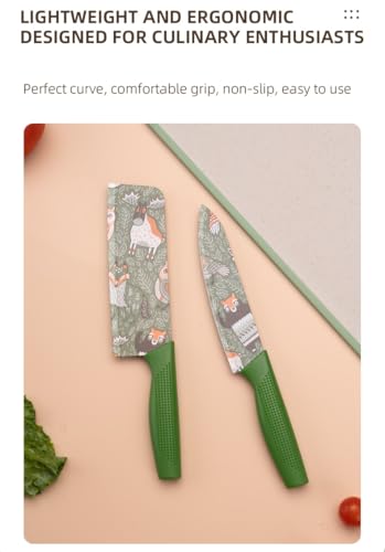 Knife Set for Kitchen ^ Professional 3 Pieces High Carbon Stainless Steel Colour Printed Coated Chef Knife I Utility Knife I Sontuku Knife I Kitchen Knives with Ergonomic Handle 4 41f jm19NmL