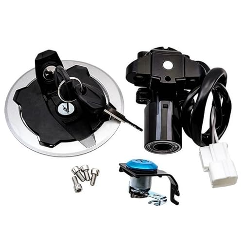 Cerradura del interruptor Ninja400 juego de llaves Z400 tapa de tanque de combustible EX400 2018-2023
